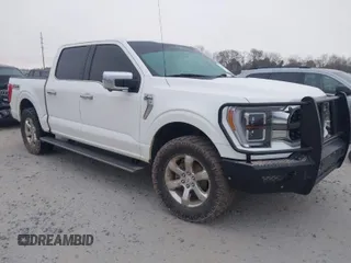 2021 Ford F-150 XL with VIN 1FTFW1E83MFA40301, listed as a IAAI auction lot 41542719 with 132,629 mi miles. Bid and sale history available at carsss.com. Image 1.