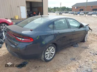 2014 Dodge Dart SXT with VIN 1C3CDFBB2ED803321, listed as a IAAI auction lot 41357924 with 1 mi miles. Bid and sale history available at carsss.com. Image 4.