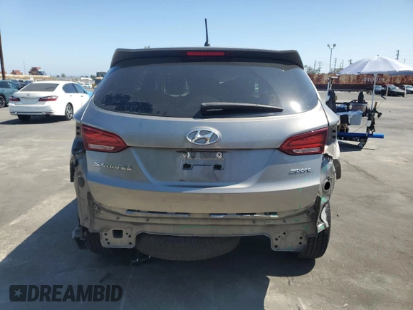 2018 Hyundai Santa Fe 2.4L with VIN 5NMZT3LB2JH076298, listed as a Copart auction lot 63461435 with 79,881 mi miles and Salvage title. Bid and sale history available at DreamBid. Image 6.