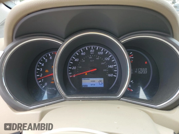 2012 Nissan Murano S with VIN JN8AZ1MU6CW108593, listed as a Copart auction lot 56797295 with 117,559 mi miles and Salvage title. Bid and sale history available at DreamBid. Image 9.