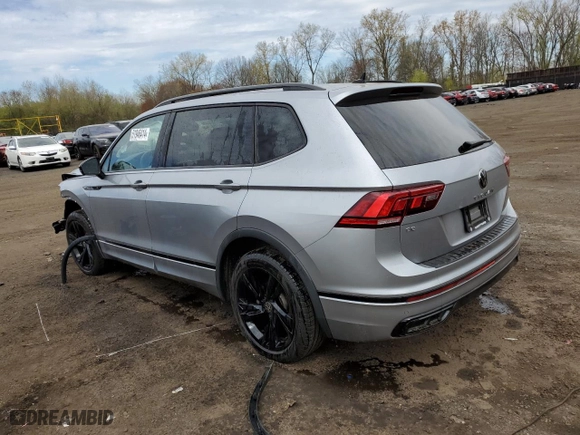 2023 Volkswagen Tiguan SE R-Line Black with VIN 3VV8B7AX8PM023049, listed as a Copart auction lot 51946414 with 20,761 mi miles and Salvage Title. Bid and sale history available at carsss.com. Image 2.