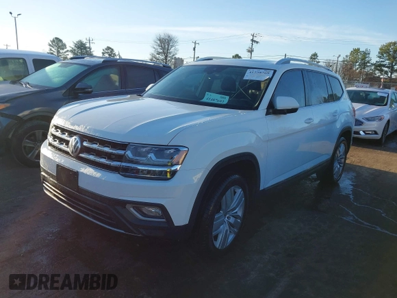 2019 Volkswagen Atlas SEL with VIN 1V2MR2CA2KC522314, listed as a IAAI auction lot 41487693 with 71,053 mi miles and . Bid and sale history available at DreamBid. Image 2.