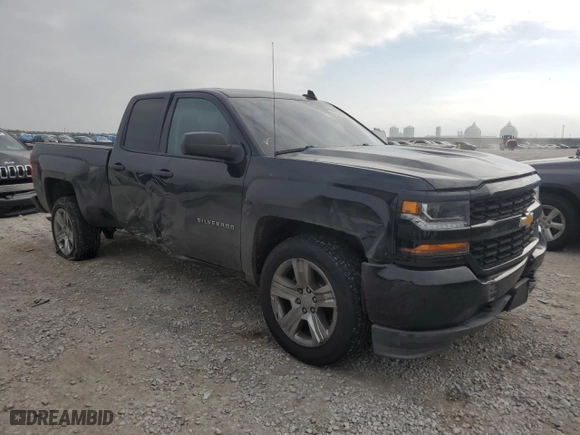 2018 Chevrolet Silverado 1500 Custom with VIN 1GCRCPEHXJZ234116, listed as a Copart auction lot 82321884 with 112,106 mi miles and Salvage Title. Bid and sale history available at carsss.com. Image 4.