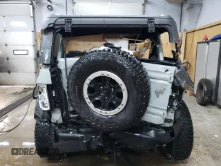 2024 Ford Bronco Big Bend with VIN 1FMDE7BH2RLA40943, listed as a Copart auction lot 46072505 with 17,077 mi miles and Non Repairable. Bid and sale history available at DreamBid. Image 6.