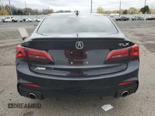 2020 Acura TLX w/A-Spec Pkg with VIN 19UUB1F64LA010172, listed as a Copart auction lot 80927074 with 58,604 mi miles and Salvage Title. Bid and sale history available at carsss.com. Image 6.