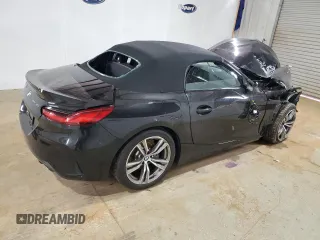 2025 BMW Z4 sDrive30i with VIN WBAHF3C06SWY43759, listed as a Copart auction lot 47839335 with 0 mi miles and Salvage Title. Bid and sale history available at carsss.com. Image 3.