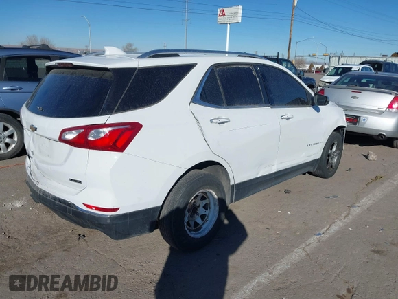 2018 Chevrolet Equinox Premier with VIN 3GNAXNEX3JS605358, listed as a IAAI auction lot 41291177 with 116,789 mi miles. Bid and sale history available at carsss.com. Image 4.