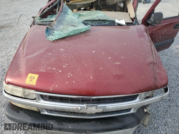 2002 Chevrolet Tahoe LS z VIN 1GNEC13Z92R175303, wystawiony jako Copart lot #54008725 z przebiegiem Nie podano mil oraz Szkoda całkowita • Salvage title. Historia ofert i sprzedaży dostępna na DreamBid. Obrazek 12.