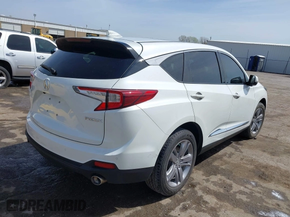2020 Acura RDX w/Advance Pkg with VIN 5J8TC1H75LL017246, listed as a IAAI auction lot 41353387 with 1 mi miles. Bid and sale history available at carsss.com. Image 4.