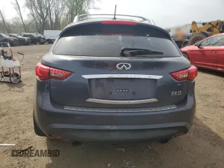 2011 Infiniti FX with VIN JN8AS1MW5BM141925, listed as a Copart auction lot 54374825 with 336,318 mi miles and Salvage title. Bid and sale history available at DreamBid. Image 6.