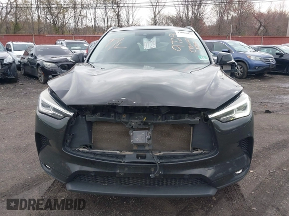 2019 Infiniti QX50 Essential with VIN 3PCAJ5M38KF116554, listed as a IAAI auction lot 42008032 with 60,988 mi miles and . Bid and sale history available at DreamBid. Image 12.