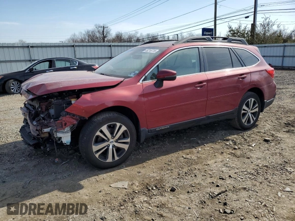 2018 Subaru Outback Limited with VIN 4S4BSANCXJ3212802, listed as a Copart auction lot 46218775 with 141,144 mi miles and Salvage Title. Bid and sale history available at DreamBid. Image 1.