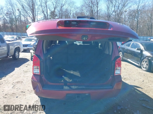 2008 Nissan Pathfinder S with VIN 5N1AR18U98C643086, listed as a IAAI auction lot 41282206 with 134,388 mi miles. Bid and sale history available at carsss.com. Image 18.