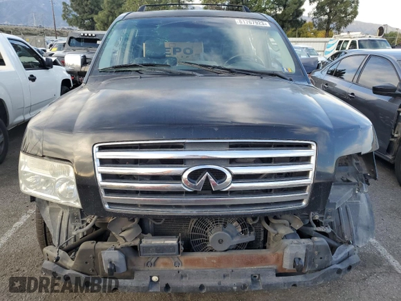2004 Infiniti QX56 with VIN 5N3AA08A44N811844, listed as a Copart auction lot 81767923 with 224,847 mi miles and Salvage Title. Bid and sale history available at carsss.com. Image 5.