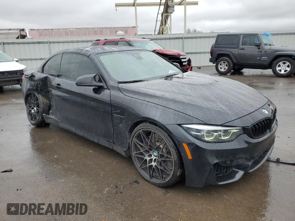 2020 BMW M4 with VIN WBS4Z9C02LEJ63966, listed as a Copart auction lot 43931033 with 21,079 mi miles. Bid and sale history available at carsss.com. Image 4.