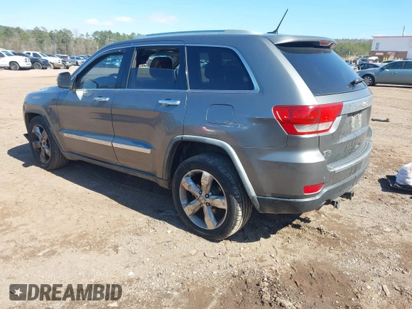 2012 Jeep Grand Cherokee Overland with VIN 1C4RJECT7CC105614, listed as a IAAI auction lot 41629174 with 264,756 mi miles. Bid and sale history available at carsss.com. Image 3.