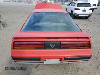 1987 Pontiac Firebird with VIN 1G2FS21H2HN234955, listed as a Copart auction lot 83531684 with Not provided miles and Salvage title. Bid and sale history available at DreamBid. Image 6.