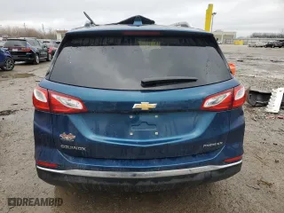 2020 Chevrolet Equinox Premier with VIN 2GNAXNEV7L6179688, listed as a Copart auction lot 43816605 with 53,697 mi miles and Salvage Title. Bid and sale history available at carsss.com. Image 6.