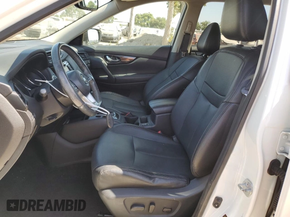 2017 Nissan Rogue SL with VIN 5N1AT2MT3HC751952, listed as a Copart auction lot 60842915 with 75,606 mi miles and Salvage title. Bid and sale history available at DreamBid. Image 7.