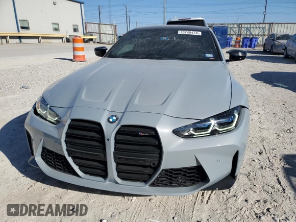 2021 BMW M4 with VIN WBS53AZ07MCH50971, listed as a Copart auction lot 73740474 with 11,512 mi miles and Salvage Title. Bid and sale history available at carsss.com. Image 5.