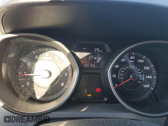 2015 Hyundai Elantra SE with VIN 5NPDH4AE9FH582106, listed as a Copart auction lot 76104884 with 89,183 mi miles and Salvage Title. Bid and sale history available at carsss.com. Image 9.
