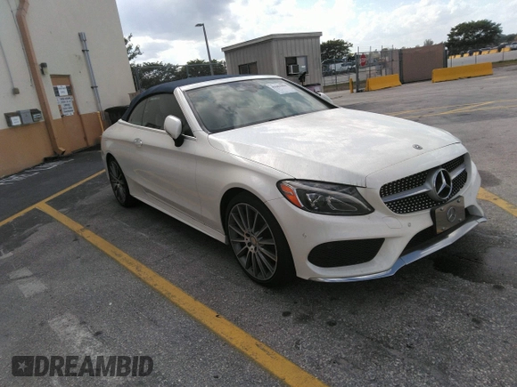 2017 Mercedes-Benz C 300 with VIN WDDWK4JB9HF565129, listed as a IAAI auction lot 41601904 with 57,966 mi miles and . Bid and sale history available at DreamBid. Image 1.