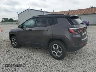 2022 Jeep Compass Trailhawk with VIN 3C4NJDDB9NT233908, listed as a Copart auction lot 56428125 with 16,570 mi miles and Salvage title. Bid and sale history available at DreamBid. Image 2.