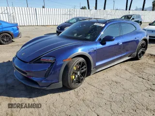 2021 Porsche Taycan 4S z VIN WP0BB2Y19MSA81072, wystawiony jako Copart lot #46458475 z przebiegiem 28 383 mil mil oraz Szkoda całkowita • Salvage title. Historia ofert i sprzedaży dostępna na DreamBid. Obrazek 1.