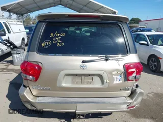2005 Toyota Sequoia Limited with VIN 5TDZT38A05S252493, listed as a IAAI auction lot 41637977 with 244,217 mi miles and . Bid and sale history available at DreamBid. Image 17.