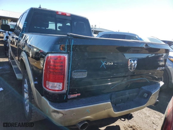 2016 Ram 1500 Longhorn with VIN 1C6RR7WT5GS181187, listed as a Copart auction lot 43376914 with 165,081 mi miles and Salvage Title. Bid and sale history available at carsss.com. Image 6.