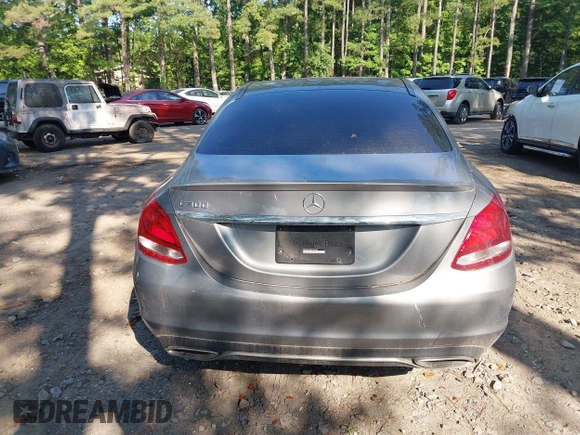2016 Mercedes-Benz C 300 with VIN WDDWF4JBXGR155652, listed as a IAAI auction lot 42685591 with 88,712 mi miles and . Bid and sale history available at DreamBid. Image 15.