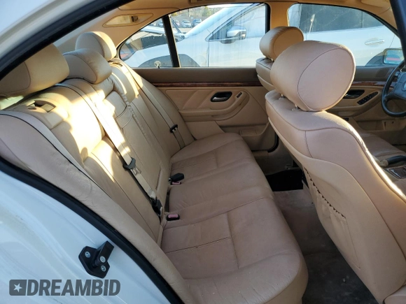 1997 BMW 5 Series 540iA with VIN WBADE632XVBW55701, listed as a Copart auction lot 46239985 with 14,252 mi miles and Clean Title. Bid and sale history available at carsss.com. Image 10.
