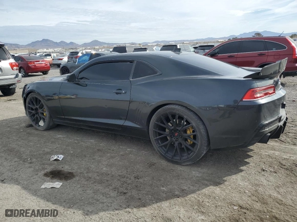 2015 Chevrolet Camaro SS with VIN 2G1FK1EJ9F9300297, listed as a Copart auction lot 47965085 with 87,324 mi miles and Salvage Title. Bid and sale history available at carsss.com. Image 2.