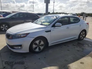 2013 Kia Optima Hybrid LX with VIN KNAGM4ADXD5043617, listed as a Copart auction lot 73847634 with 0 mi miles and Salvage Title. Bid and sale history available at carsss.com. Image 1.