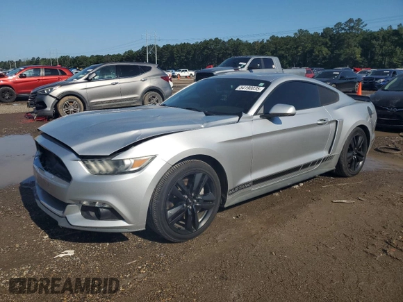 2015 Ford Mustang EcoBoost z VIN 1FA6P8TH4F5347094, wystawiony jako Copart lot #54190035 z przebiegiem 130 210 mil mil oraz Szkoda całkowita • Salvage title. Historia ofert i sprzedaży dostępna na DreamBid. Obrazek 1.