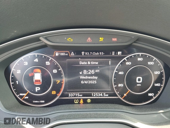 2018 Audi Q5 Prestige with VIN WA1CNAFY4J2023458, listed as a Copart auction lot 59490725 with 33,715 mi miles and Salvage title. Bid and sale history available at DreamBid. Image 9.