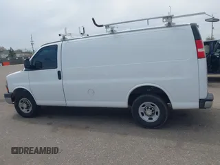2012 Chevrolet Express Cargo Van with VIN 1GCWGFCA7C1121989, listed as a IAAI auction lot 42118853 with 214,478 mi miles. Bid and sale history available at carsss.com. Image 14.