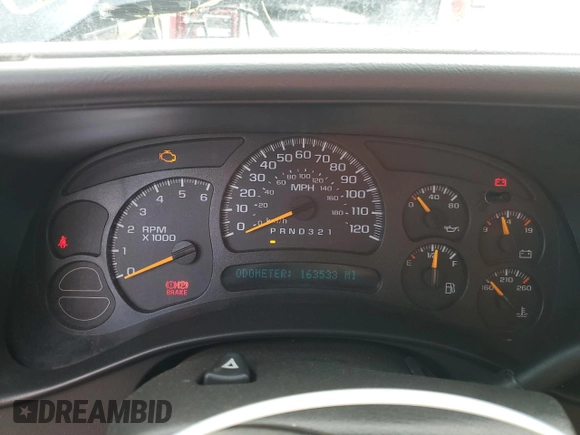 2007 Chevrolet Silverado 1500 LT1 with VIN 1GCEC19T97Z116027, listed as a Copart auction lot 48741155 with 163,533 mi miles and Clean Title. Bid and sale history available at DreamBid. Image 9.