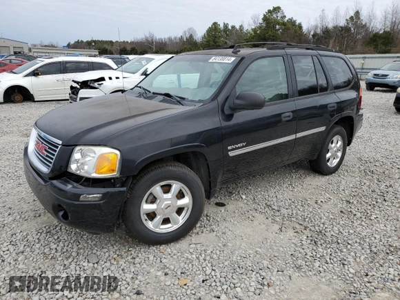 2006 GMC Envoy SLT with VIN 1GKDS13SX62354690, listed as a Copart auction lot 84138814 with 194,669 mi miles and Salvage Title. Bid and sale history available at carsss.com. Image 1.