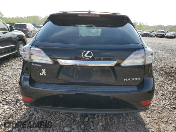 2011 Lexus RX 350 with VIN 2T2ZK1BA5BC045596, listed as a Copart auction lot 47302053 with 156,231 mi miles and Salvage Title. Bid and sale history available at carsss.com. Image 6.