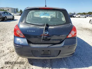 2007 Nissan Versa 1.8 S with VIN 3N1BC13E47L364788, listed as a Copart auction lot 43034595 with 206,488 mi miles and Salvage Title. Bid and sale history available at carsss.com. Image 6.