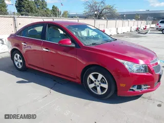 2011 Chevrolet Cruze LT w/2LT with VIN 1G1PG5S96B7182034, listed as a IAAI auction lot 41948689 with 108,321 mi miles. Bid and sale history available at carsss.com. Image 1.