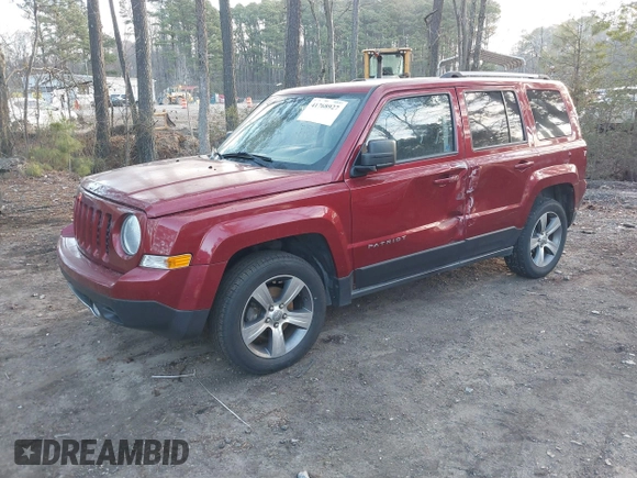 2017 Jeep Patriot High Altitude with VIN 1C4NJPFA5HD166689, listed as a IAAI auction lot 41768927 with 74,592 mi miles and . Bid and sale history available at carsss.com. Image 17.