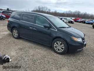 2016 Honda Odyssey EX with VIN 5FNRL5H41GB127855, listed as a Copart auction lot 53193335 with 165,537 mi miles and Salvage Title. Bid and sale history available at carsss.com. Image 4.