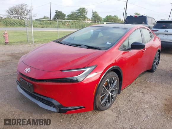 2024 Toyota Prius LE with VIN JTDACAAU8R3044021, listed as a IAAI auction lot 42169592 with 333 mi miles and . Bid and sale history available at DreamBid. Image 6.