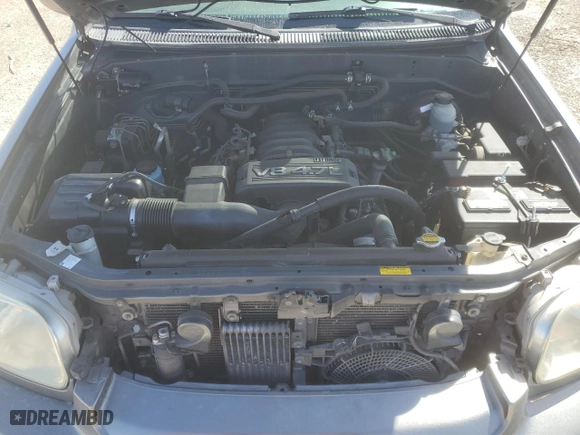 2005 Toyota Sequoia SR5 with VIN 5TDZT34A55S256027, listed as a Copart auction lot 47748135 with 216,652 mi miles and Salvage Title. Bid and sale history available at carsss.com. Image 13.