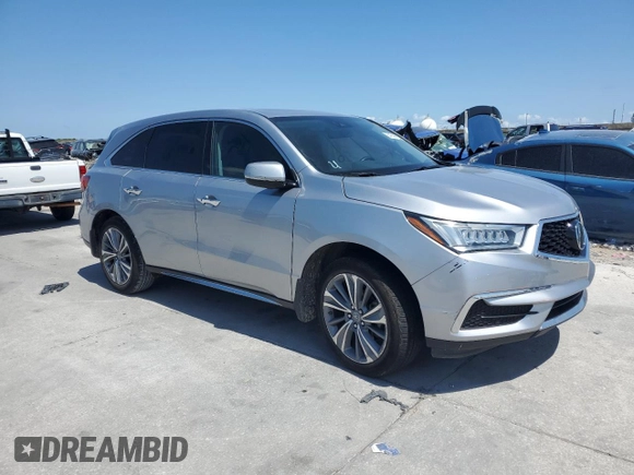 2018 Acura MDX Technology z VIN 5J8YD3H54JL001100, wystawiony jako Copart lot #54746845 z przebiegiem Nie podano mil oraz Szkoda całkowita • Salvage title. Historia ofert i sprzedaży dostępna na DreamBid. Obrazek 4.