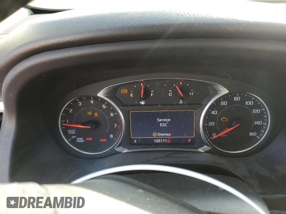 2020 GMC Acadia SLT with VIN 1GKKNML43LZ188310, listed as a Copart auction lot 46522875 with 105,111 mi miles and Salvage Title. Bid and sale history available at DreamBid. Image 9.