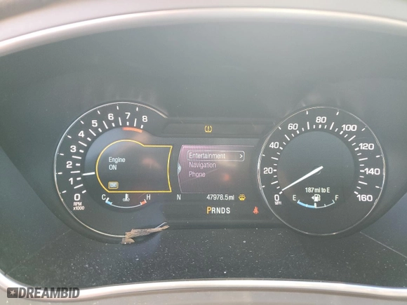 2016 Lincoln MKX Reserve with VIN 2LMTJ8LR1GBL82602, listed as a Copart auction lot 46711485 with 47,978 mi miles and Salvage Title. Bid and sale history available at carsss.com. Image 9.