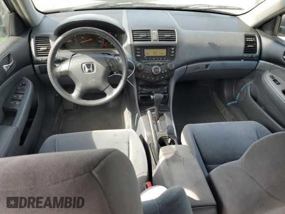 2004 Honda Accord LX z VIN 1HGCM56374A027018, wystawiony jako Copart lot #54768385 z przebiegiem 167 237 mil mil oraz Szkoda całkowita • Salvage title. Historia ofert i sprzedaży dostępna na DreamBid. Obrazek 8.